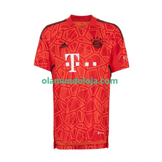 Camisola Bayern de Munique Guarda-redes Homem Equipamento Terceiro 2022-2023 Manga Curta